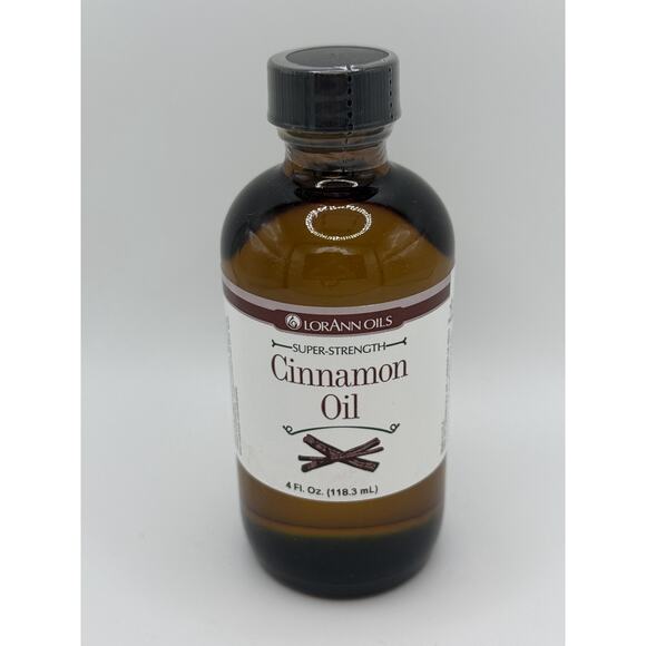 Food Grade Essence Extract Lorann Oils Super Strength Pure Cinnamon Oil 4 Oz - Picture 2 of 4